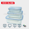BPA free Food Storage Container Set with Vacuum Seal and Locking Lids